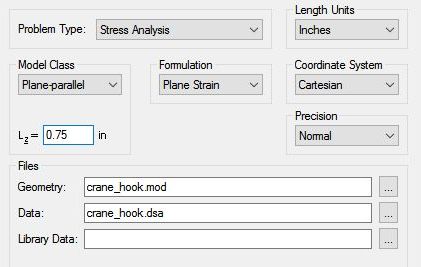 Crane hook : problem setting