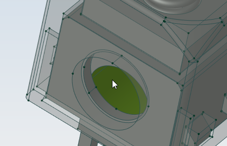 Surface selection in a multi-body STEP file