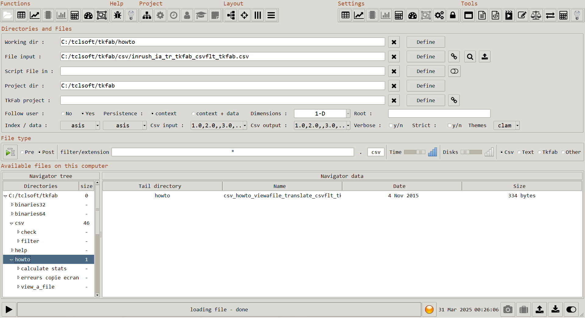 new interface TkFab